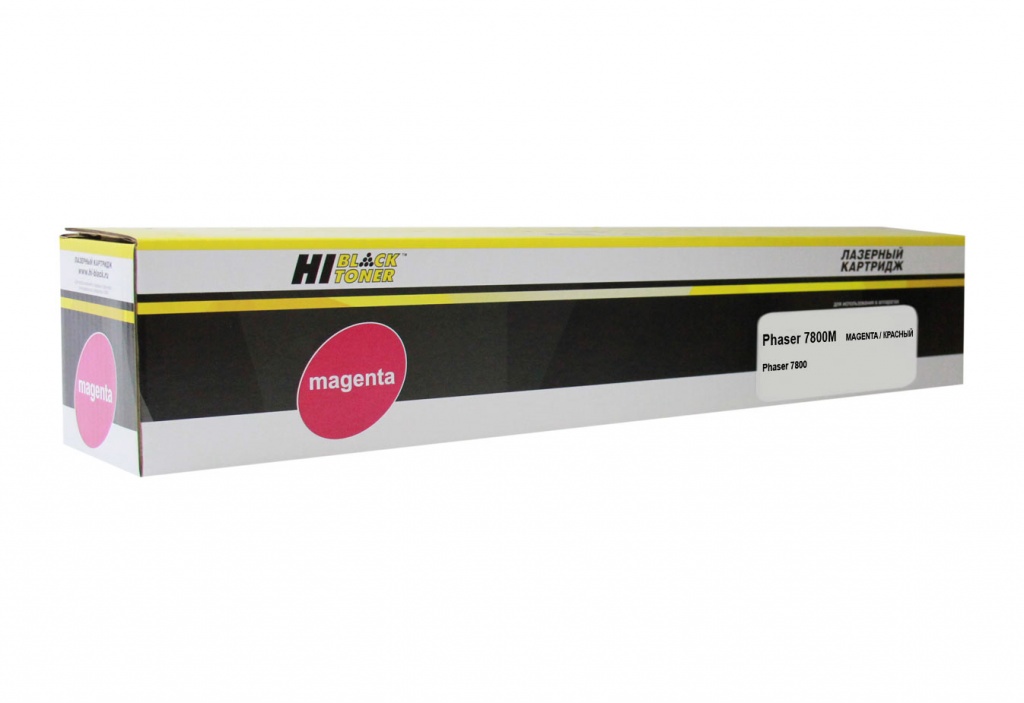Тонер-картридж Hi-Black (HB-106R01571) для Xerox Phaser 7800, пурпурный (17200 стр.)