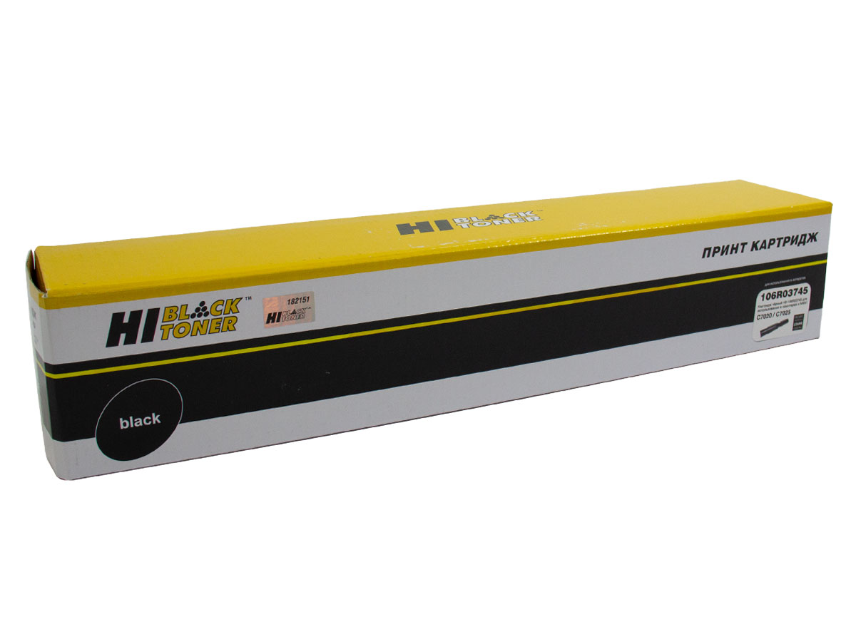 Тонер-картридж Hi-Black (HB-106R03745) для Xerox VersaLink C7020/ C7025/ C7030, чёрный (23600 стр.)