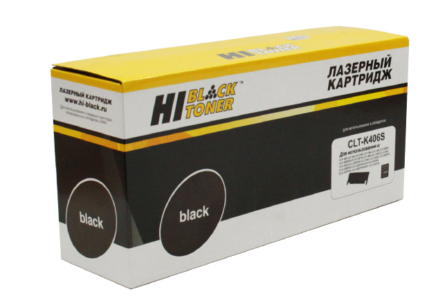 Тонер-картридж Hi-Black (HB-CLT-K406S) для Samsung CLP-360/ 365/ CLX-3300/ 3305, чёрный (1500 стр.)
