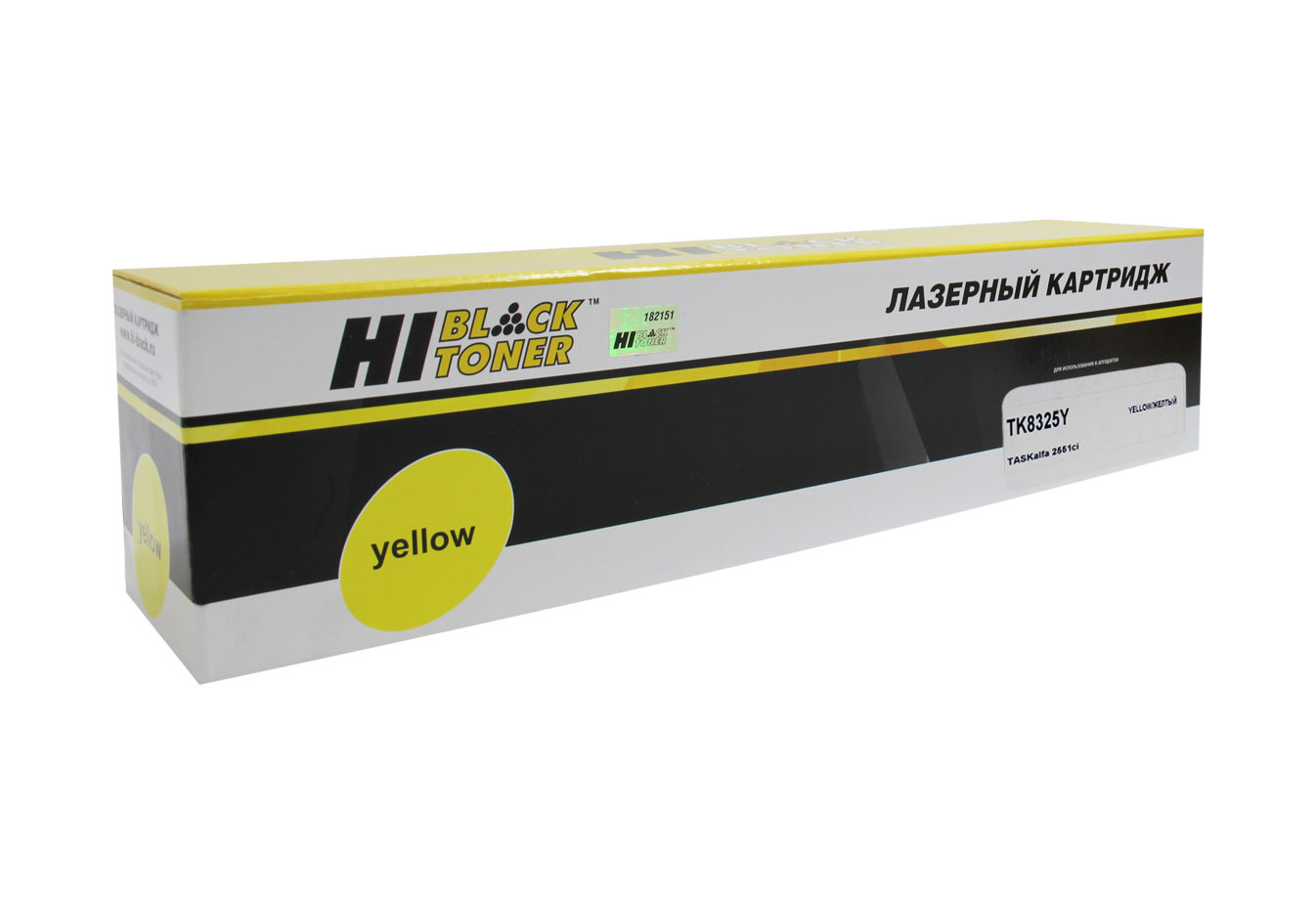 Тонер-картридж Hi-Black (HB-TK-8325Y) для Kyocera TASKalfa 2551ci, жёлтый (12000 стр.)