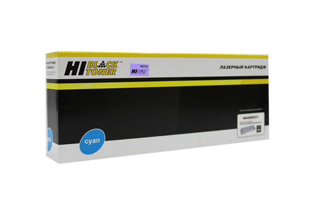 Тонер-картридж Hi-Black (HB-46490631) для OKI C532/ C542/ MC573/ MC563, голубой (6000 стр.)