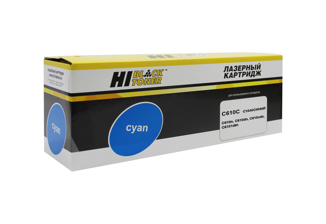 Тонер-картридж Hi-Black (HB-44315323/ 44315307) для OKI C610, голубой (6000 стр.)
