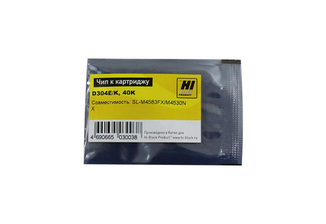 Чип Hi-Black картриджа (MLT-D304E) для Samsung SL-M4583FX/ M4530NX, чёрный (40000 стр.)