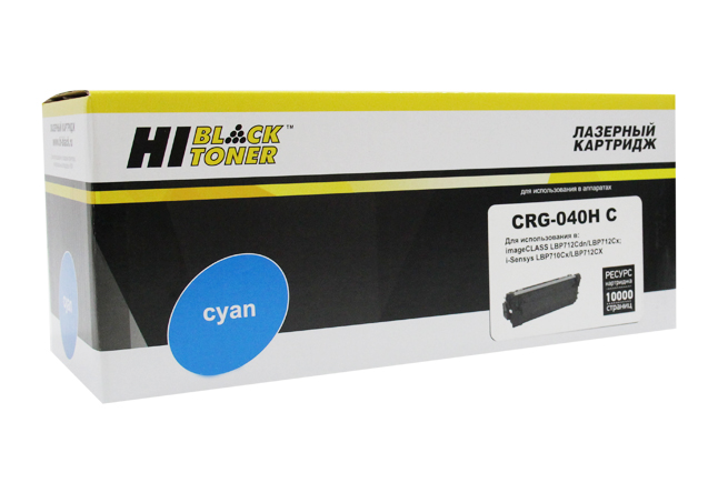Картридж Hi-Black (HB-040HC) для Canon LBP-710CX/ 712CX, голубой (10000 стр.)