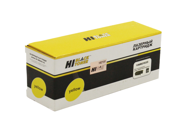 Тонер-картридж Hi-Black (HB-106R01633) для Xerox Phaser 6000/ 6010/ WorkCentre 6015, жёлтый (1000 стр.)