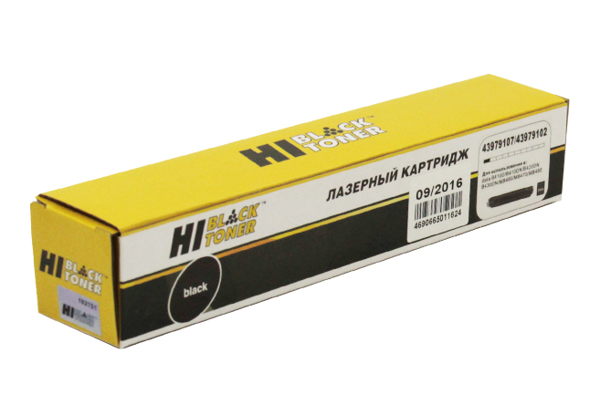 Тонер-картридж Hi-Black (HB-43979107/ 43979102) для OKI B410/ B420/ B430/ B440/ MB460/ MB470/ MB480, чёрный (3500 стр.)