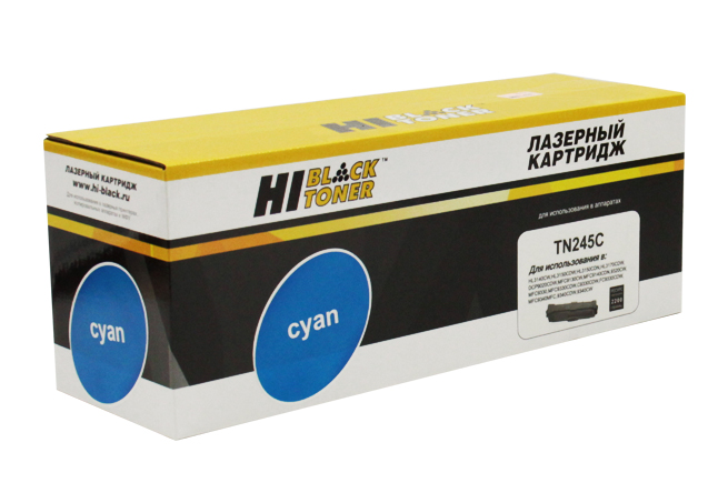 Тонер-картридж Hi-Black (HB-TN-245C) для Brother HL-3140CW/ 3150CDW/ 3170CDW, голубой (2200 стр.)