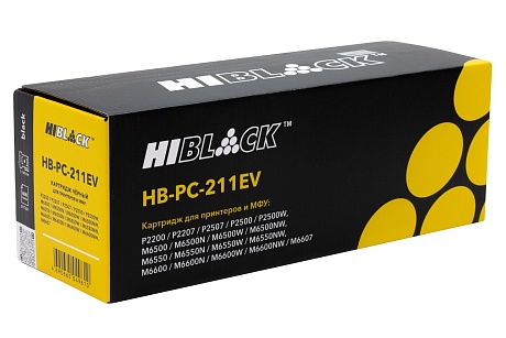 Картридж лазерный Hi-Black (HB-PC-211EV) для Pantum P2200/ P2207/ P2500/ M6500/ M6550, чёрный (1600 стр.)