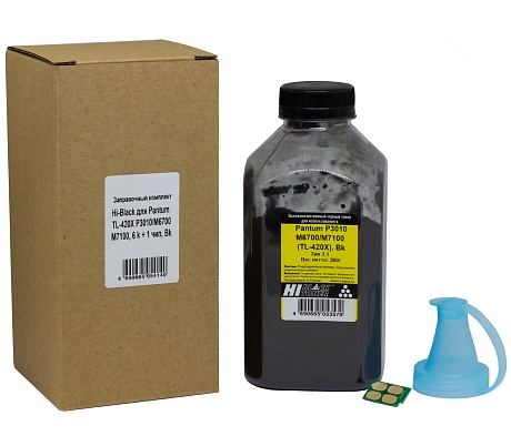 Заправочный комплект Hi-Black (HB-TL-420X) для Pantum P3010/ M6700/ M7100, тонер+чип (6000 стр.)