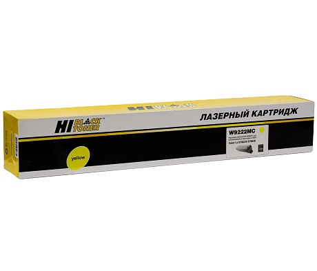 Тонер-картридж Hi-Black (HB-W9222MC) для HP CLJ Managed MFP E78223/ E78228, жёлтый (20000 стр.)