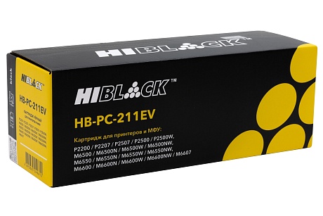 Картридж лазерный Hi-Black (HB-PC-211EV) для Pantum P2200/ P2207/ P2500/ M6500/ M6550, чёрный (1600 стр.)